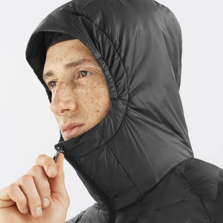 Salomon Outline Primaloft Men's Insulated Jackets Black | CA 63D42